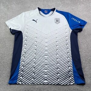 Italy National Team Soccer Jersey Mens 2XL XXL‎ White Puma Training Futbol 2014